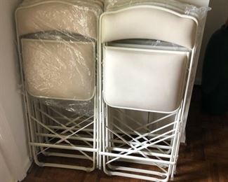 almost new folding chairs