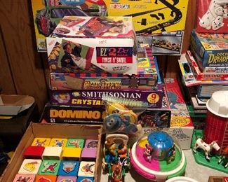Toys and games galore.