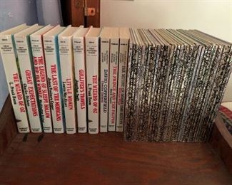 Hundreds of books, including many Golden Books and Great Illustrated Classics.