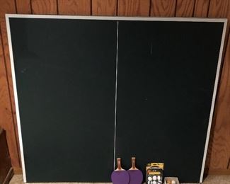 Conversion ping pong table for pool table.