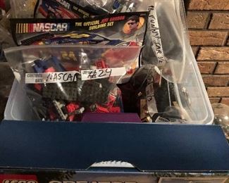 Large collection of LEGOs and Mega Bloks.