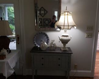 Beautiful Grey side table/chest