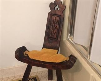 Antique Birthing Chairs (3 available)