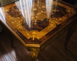 Antique Gaming Table from Sorrento