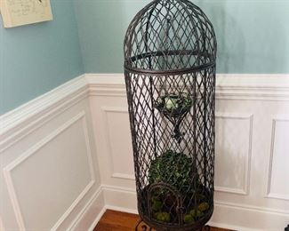 Large Cast Bird Cage