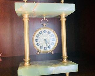 Marble Desk Clock