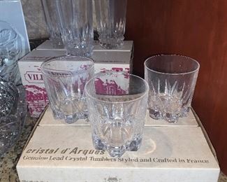 French Crystal Glasses