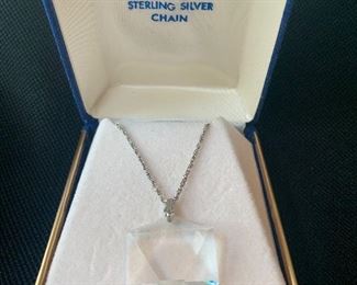 Sterling and Crystal Necklace