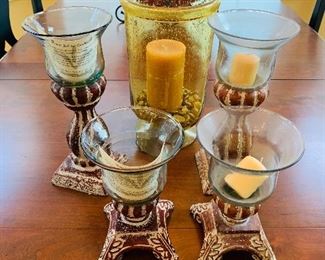 Historical Bell Jar Candle Holders