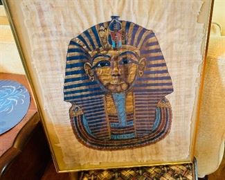 Egyptian Fabric Art, King Tut