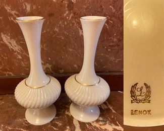 Pair Lenox Vases