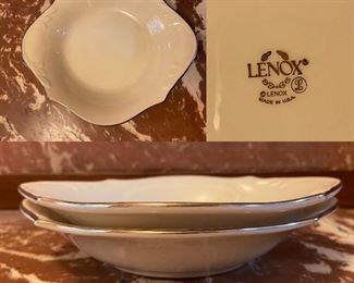 Pair Lenox USA Dishes