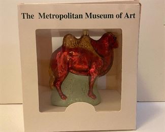 The Metropolitan Museum of Art Glass Camel Ornament