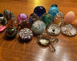 Collection of Paperweights