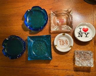 Collection of Vintage Ashtrays