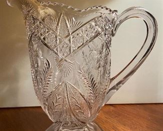 Antique Depression Glass Pitcher