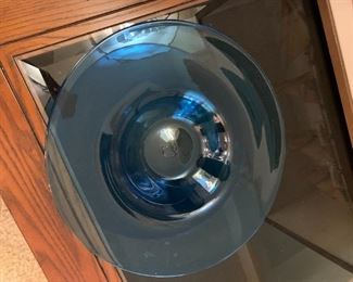 #17	Hand-Blown Cobalt Blue Bowl - 16.5Wx3	 $45.00 

