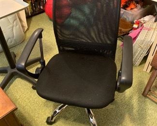 #151	Black/Chrome Office Chair	 $30.00 

