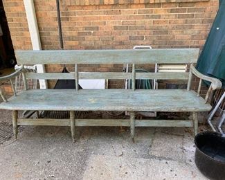 #169	Wood Bench 83" Long - as is	 $75.00 
