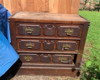 #175	3 drawer Chest (as is)  38x17.5x34	 $20.00 
