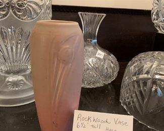 #310	Rockwood Vase 6.5" Tall Hand-Painted	 $50.00 
