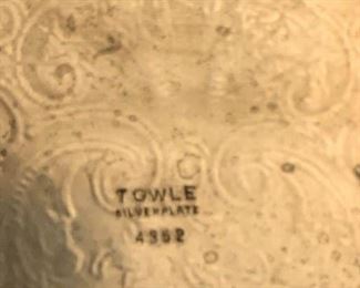 #316	Oval Towle Silverplate Footed Tray 25Wx16D	 $75.00 
