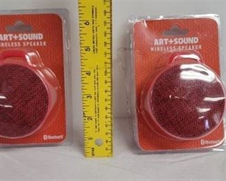 2 Art+Sound wireless speakers. Never opened.