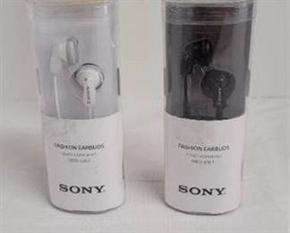 2 New Sony MDR-E9LP headphones. Never opened.