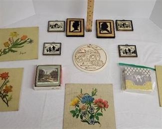 Small wall art and coasters.