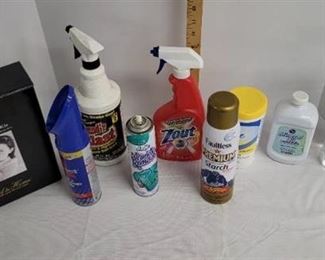 Carpet and fabric cleaners.