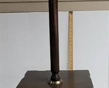 Wooden floor lamp 59" tall.