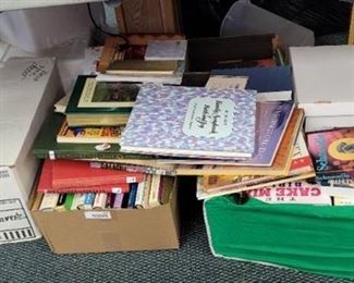 Large lot of various books.