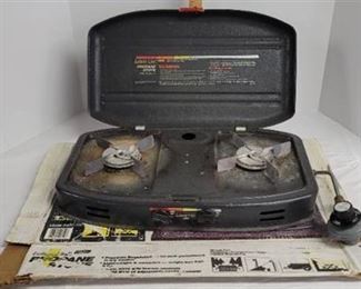Coleman leisure line propane stove with original box.