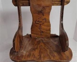 Wooden doll rocking chair. breaks down for convenience.