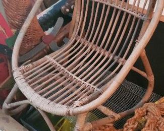 Child's ratan chair