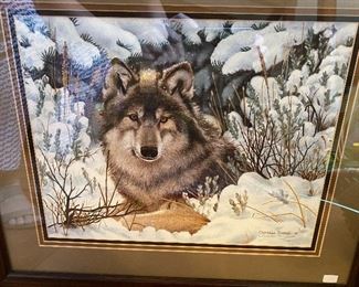 Charles Frace “Undercover - Grey Wolf” signed, numbered with COA