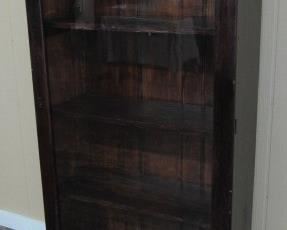 Oak Single Door Bookcase