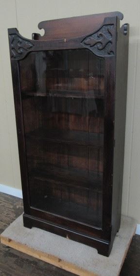 Oak Single Door Bookcase