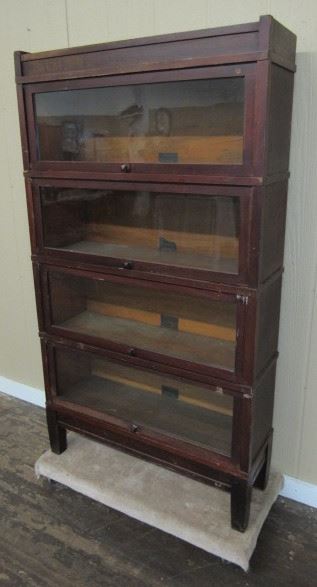 Mahogany 4 Stack Bookcase