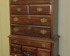 Mahogany High Boy Chest