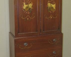 2 piece Mahogany Cabinet