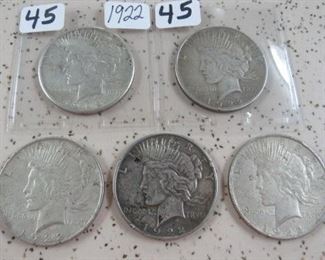 Peace Silver Dollars