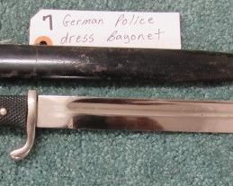 German Police Dress Bayonet