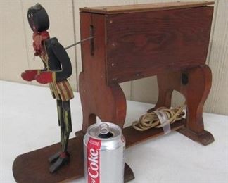 Wooden Dancing Black Art Man - Doesn't Work