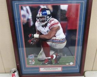 Michael Strahan Autographed Photo w/Certificate 