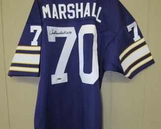 Jim Marshall Autographed Jersey w/Certified # 