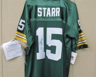 Bart Starr Autographed Jersey w/Certificate