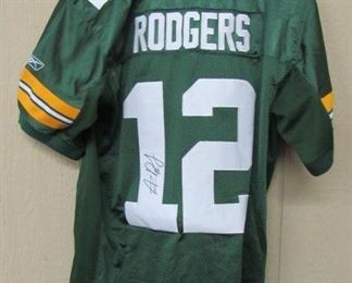 Aaron Rodgers Autographed Jersey w/Certificate