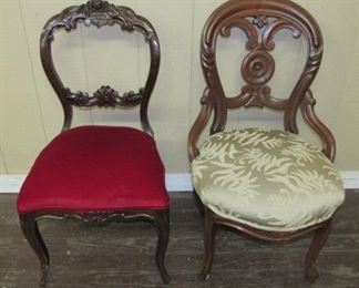 Carved Back Chairs