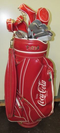 Leather Coke Golf Club Bag